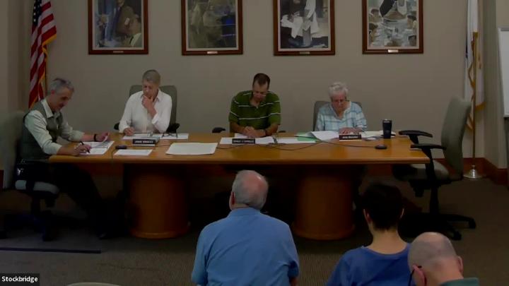 Thumbnail image for Stockbridge Selectboard Meeting, July 2, 2026
