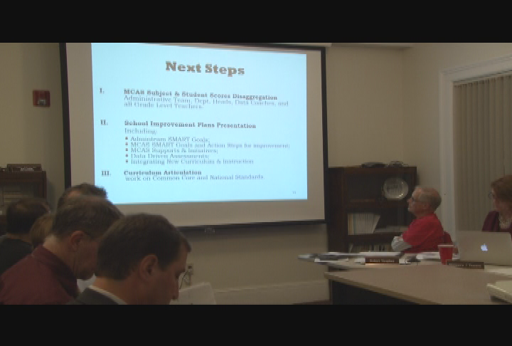 Thumbnail image for Lenox School Committee Meeting, October 21, 2013.