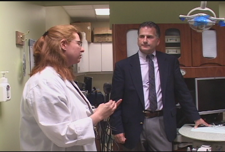 Thumbnail image for Berkshire Health Program, June, 2011.  'BMC Dental Clinic - Conte Students, with Dr. Alice Rudin.'