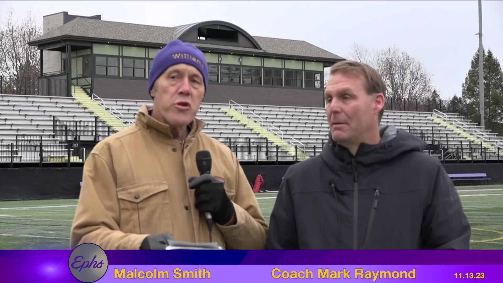 Thumbnail image for Williams College Football Show.  November 13, 2023.