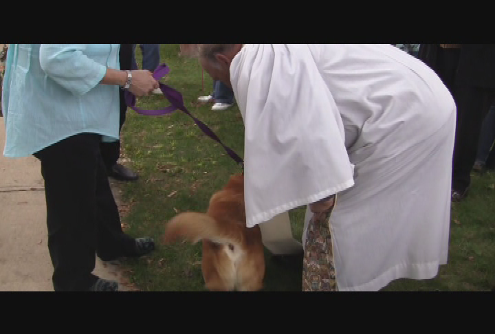 Thumbnail image for 'Blessing of the Animals,' First Congregational Church of Great Barrington, October 16, 2011.