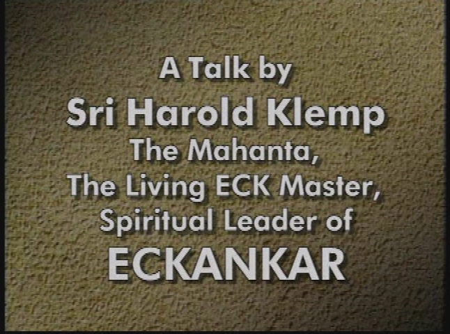 Thumbnail image for Spiritual Talks by Harold Klemp, Leader of Eckankar.  "God is Love."