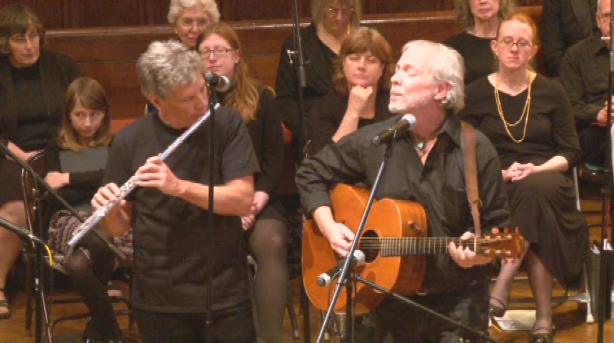 Thumbnail image for "The Berkshire premiere of Paul Winter's 'Missa Gaia/Earth Mass' performed by area musicians organized by First Church in Pittsfield."