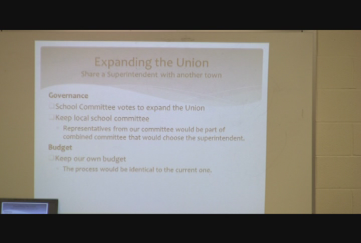 Thumbnail image for Lee School Committee Leadership Study Focus Group Meeting:  Governance & Budget, January 28, 2014.