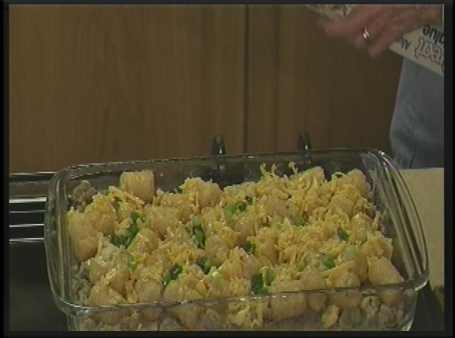 Thumbnail image for Our Kitchen.  Program #157.  "Shepard's Inn Breakfast Pie; Rigatoni & Vegetables & Italian Sausage; Cheerio Bars."