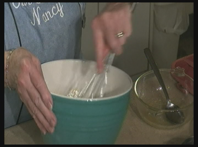 Thumbnail image for Our Kitchen.  Program #162.  "Amish Chicken Casserole; Streusel Rhubarb Cake; Banana Bread."