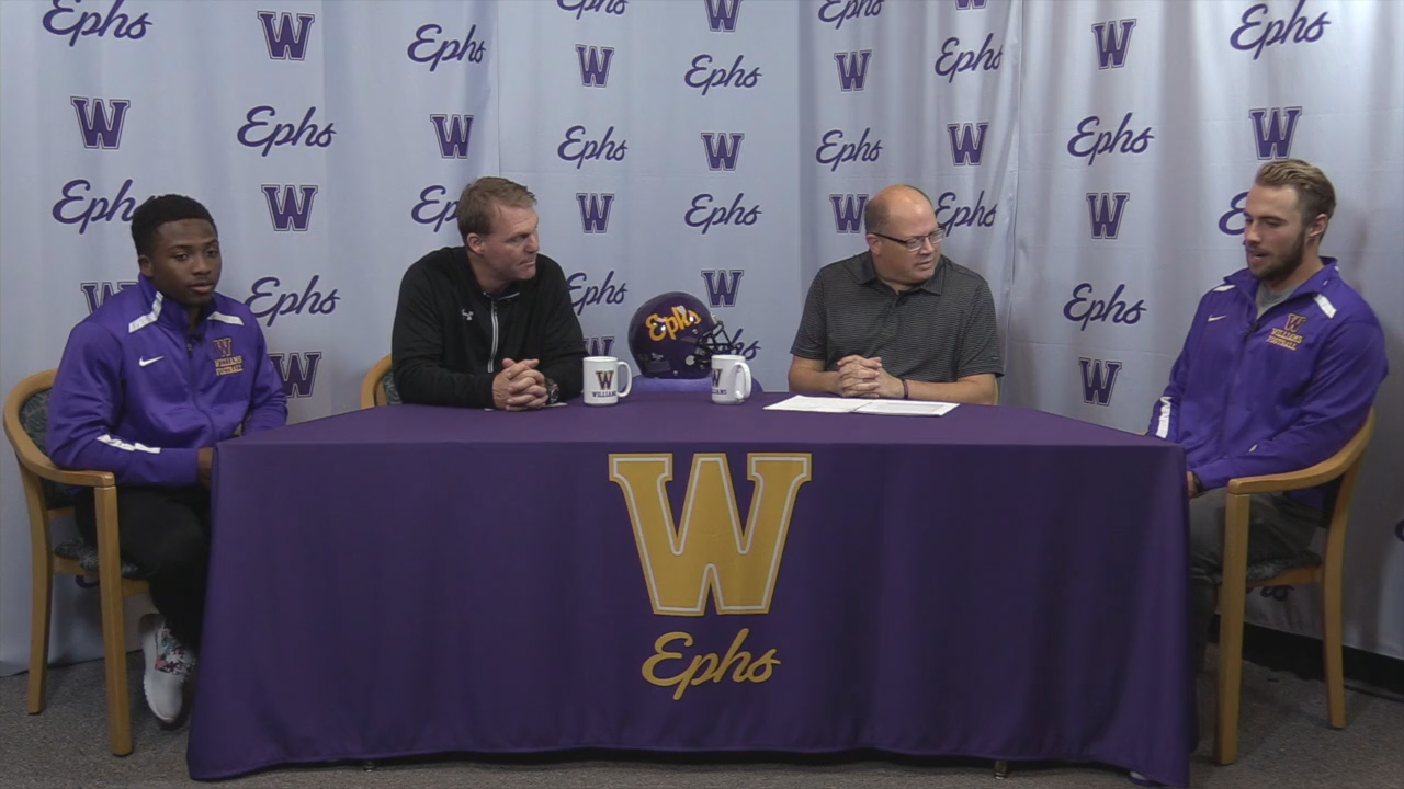 Thumbnail image for Williams College Football Show.  October 11, 2016.