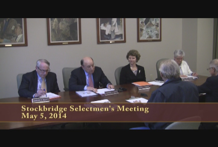 Thumbnail image for Stockbridge Selectmen's Meeting, May 5, 2014.