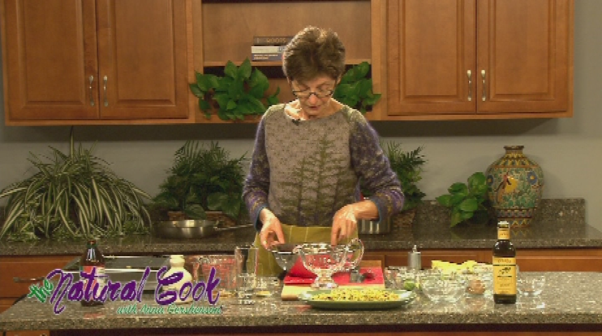 Thumbnail image for "The Natural Cook With Anna Gershenson," Episode 14.  "Thanksgiving Delicious Healthy Side Dishes."