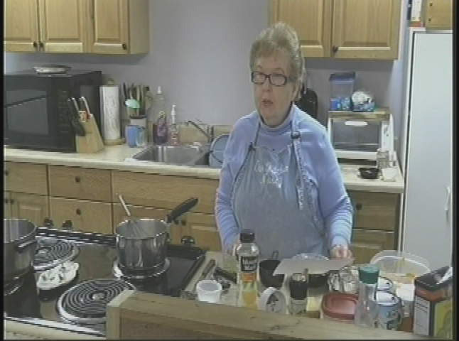 Thumbnail image for Our Kitchen.  Program #181. "3 Cheese Macaroni & Cheese; Winter Squash Soup; Frosty Mocha Pie."