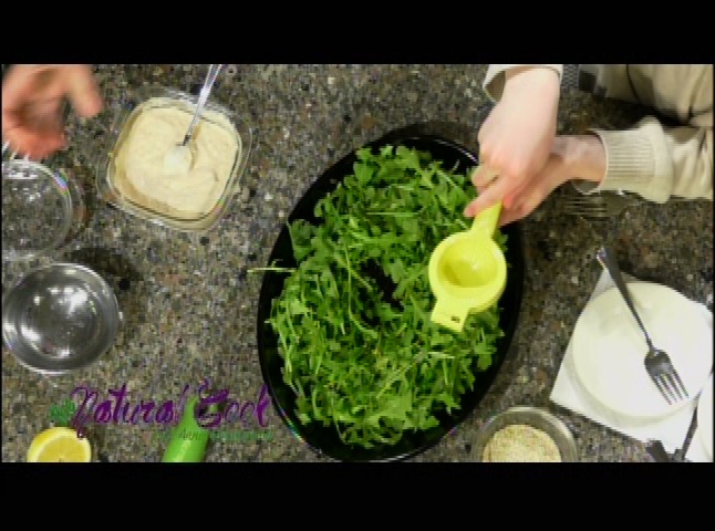 "The Natural Cook With Anna Gershenson," Episode 24.  "Quinoa Falafel with Spiced Yogurt Sauce."