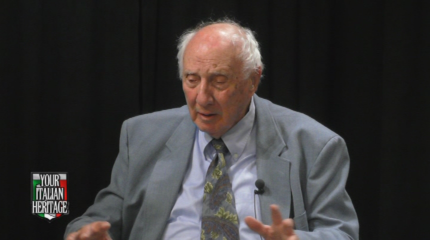Thumbnail image for Your Italian Heritage.  "The Honorable Rudy Sacco, interviewed by Gene Dellea."  Part II.