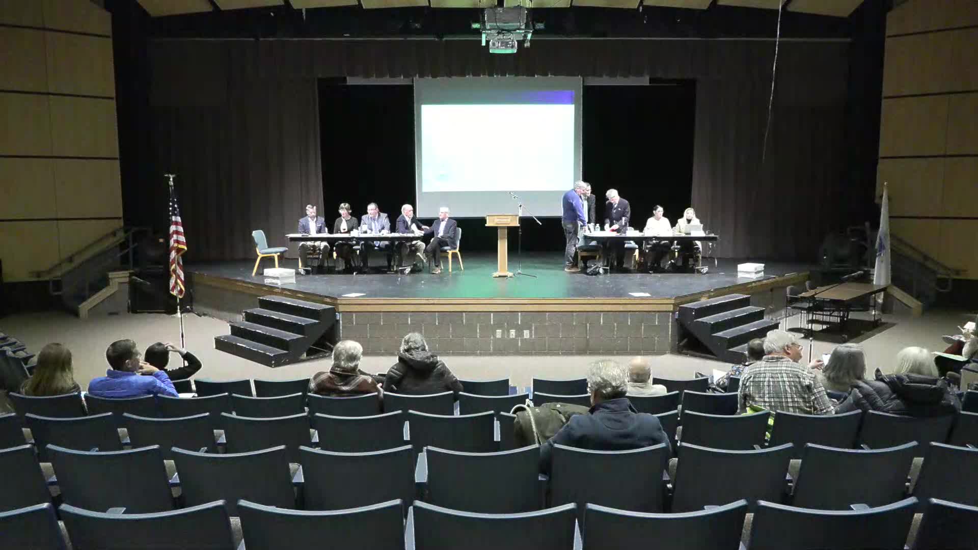 Thumbnail image for Town of Lenox Special Town Meeting, November 30, 2023.  LIVE, from the Duffin Theater at Lenox Memorial Middle & High School, on cable Channel 1303, and live stream on CTSBTV.org, Channel 1303.