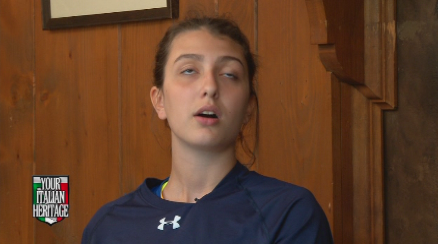 Thumbnail image for Your Italian Heritage.  "Students from Italy at Miss Hall's School.  Recorded at Arrowhead."