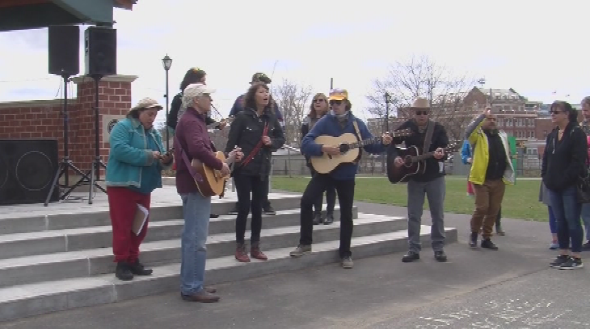 Thumbnail image for "March for Science," Earth Day, April 22, 2017, Pittsfield, Massachusetts.