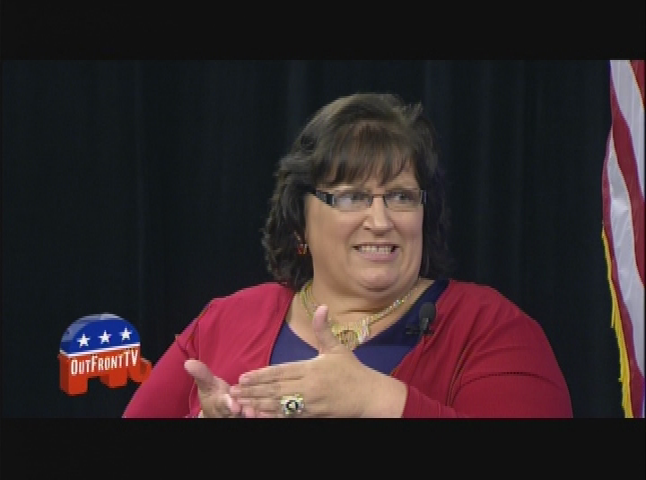 Thumbnail image for Berkshire County Republican Association presents "OutFront TV."  "Guest:  Christine Canning."