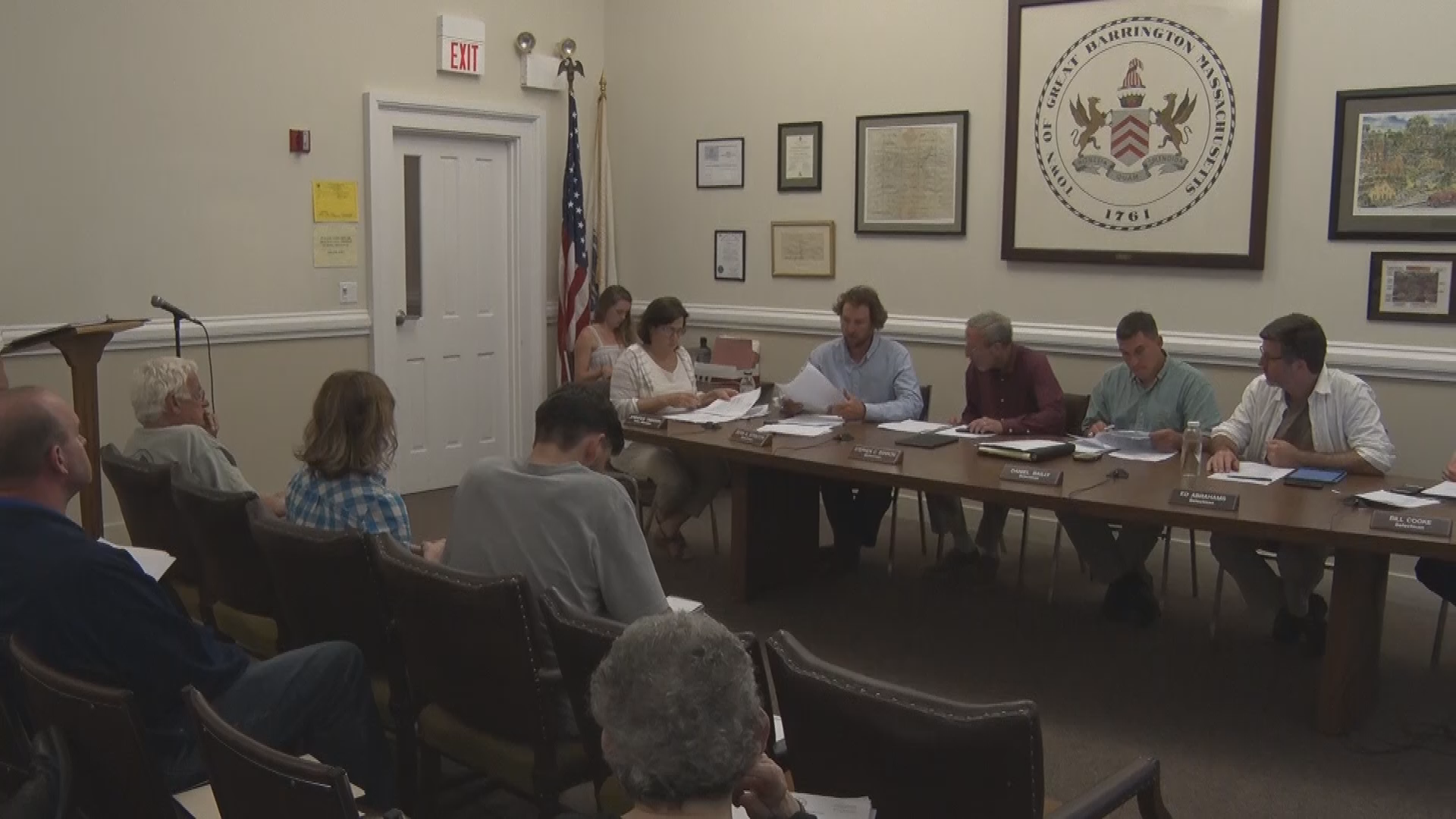 Thumbnail image for Town of Great Barrington Selectboard Meeting, August 14, 2017.