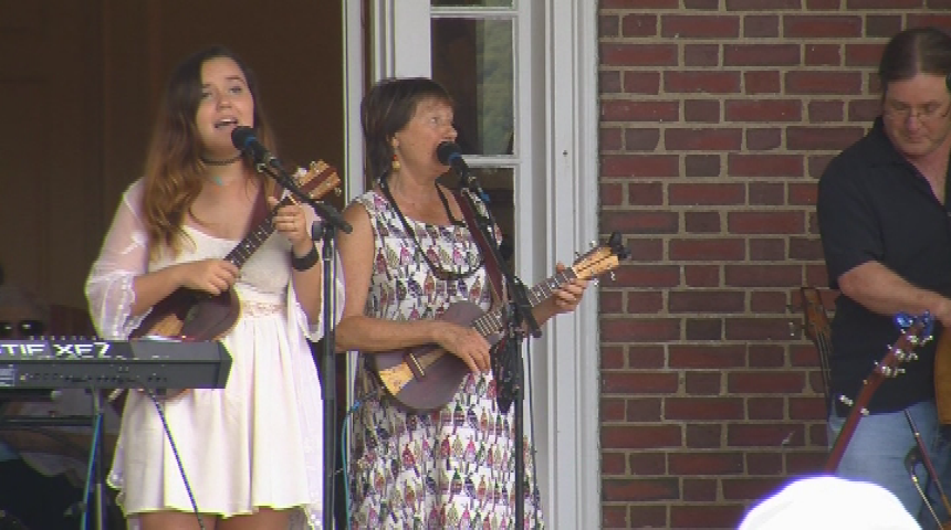 Thumbnail image for Music For Your Soul.  "The Sugar Hill Folk Festival at Sugar Hill, Dalton, Massachusetts. Part 1 of 4. Bernice Lewis & Guests: Mariah Colorado, Liz Queler, Seth & Joey Farber, J.P. Murphy."