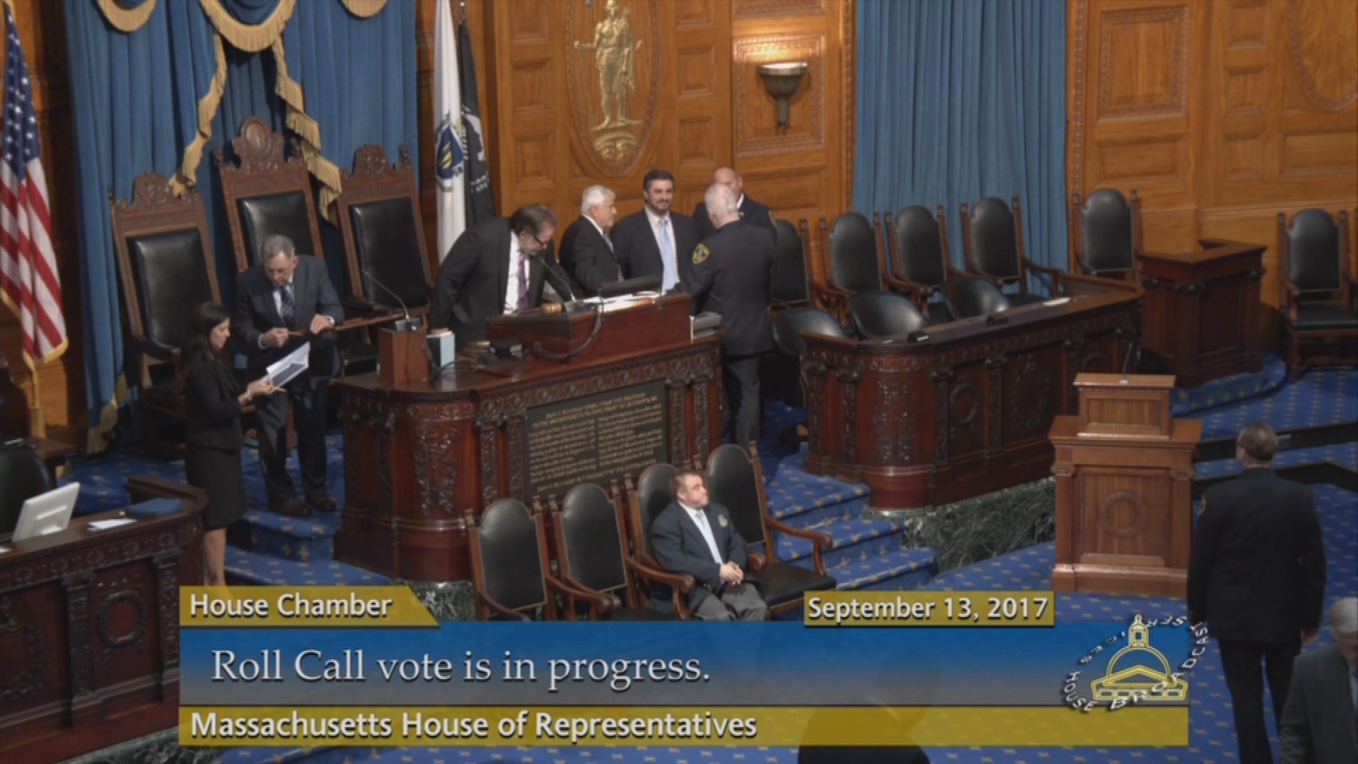 Thumbnail image for Commonwealth of Massachusetts State House, Massachusetts House of Representatives, Formal Session, September 13, 2017.  Part 1 of 2.