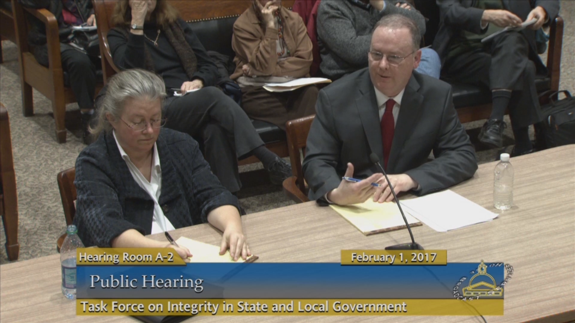 Thumbnail image for Commonwealth of Massachusetts State House.  Task Force on Integrity in State and Local Government, Public Hearing, February 1, 2017.