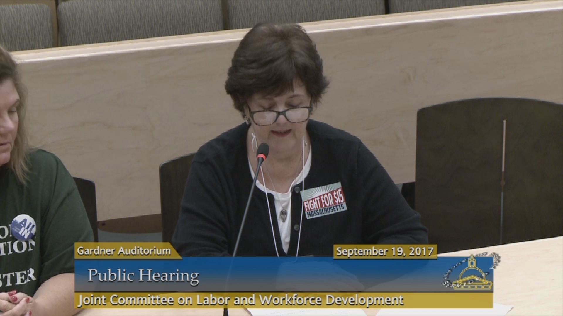 Thumbnail image for Commonwealth of Massachusetts State House, Joint Committee on Labor & Workforce Development Public Hearing, September 19, 2017.  Part 2 of 2.