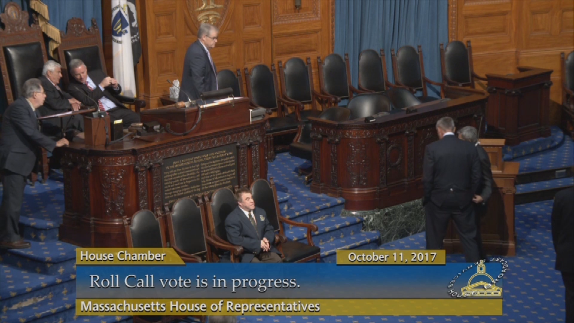 Thumbnail image for Commonwealth of Massachusetts State House, Massachusetts House of Representatives, Formal Session, October 11, 2017.