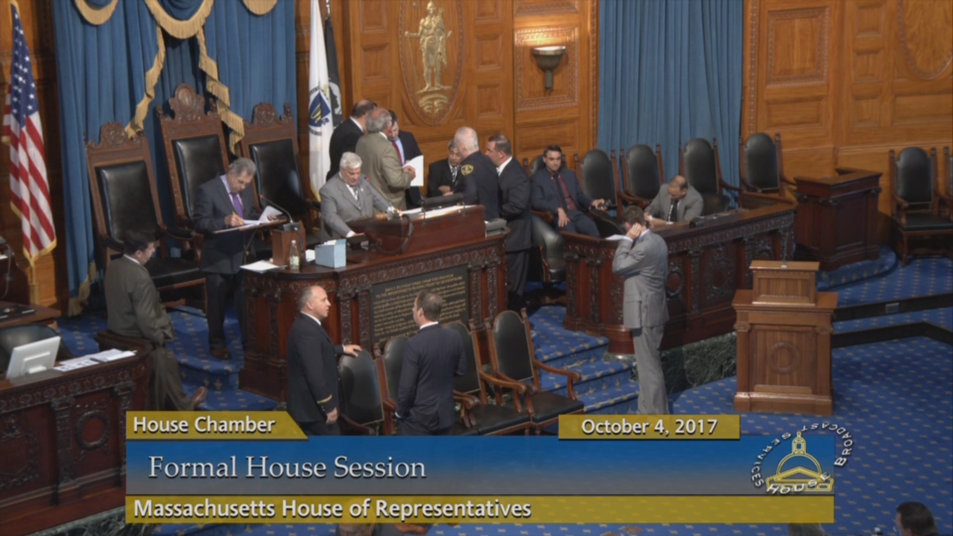 Thumbnail image for Commonwealth of Massachusetts State House, Massachusetts House of Representatives, Formal Session, October 4, 2017.