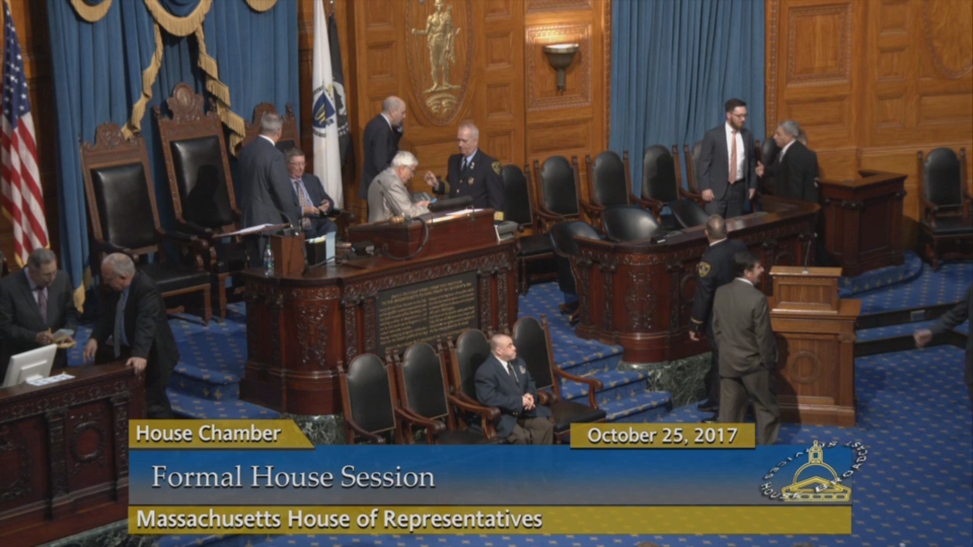 Thumbnail image for Commonwealth of Massachusetts State House, Massachusetts House of Representatives, Formal Session, October 25, 2017.