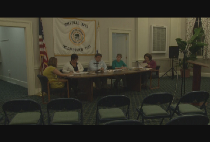 Sheffield Selectboard Meeting, October 6, 2014.
