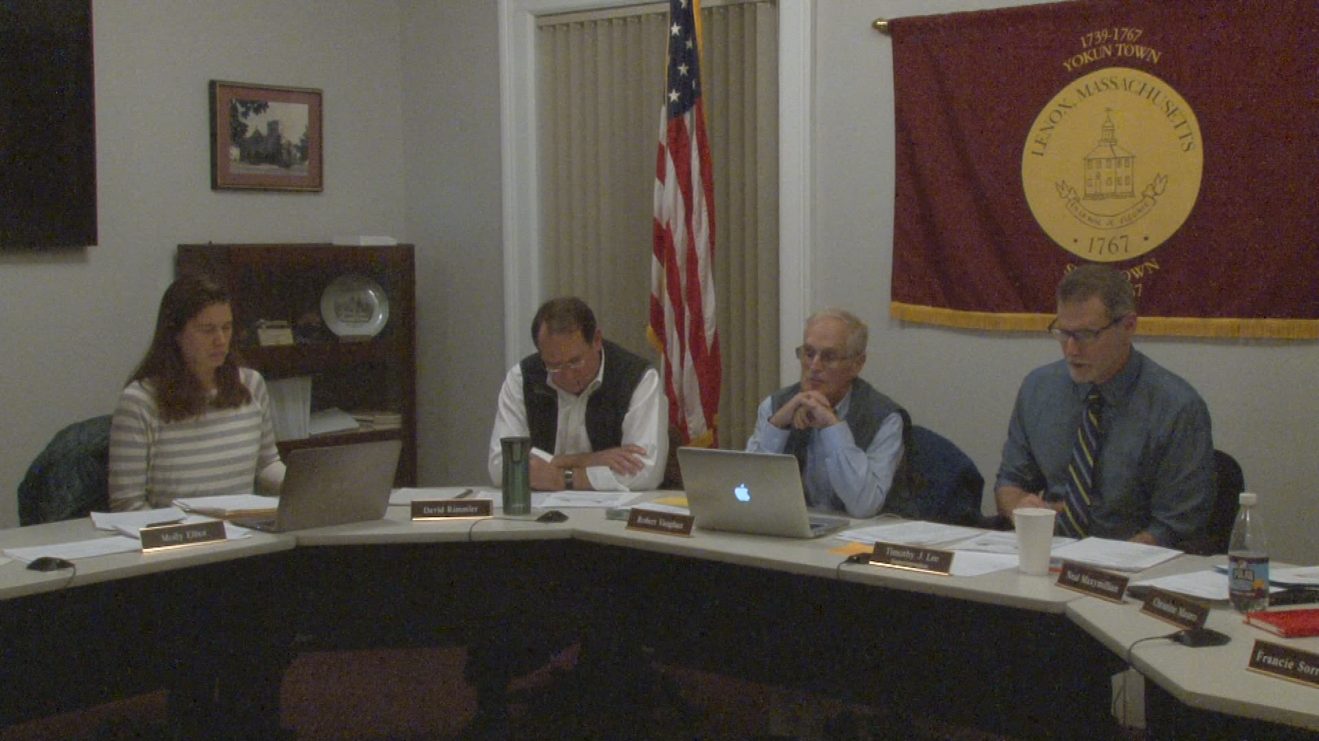 Thumbnail image for Lenox School Committee Meeting, November 13, 2017.  LIVE, from Lenox Town Hall.