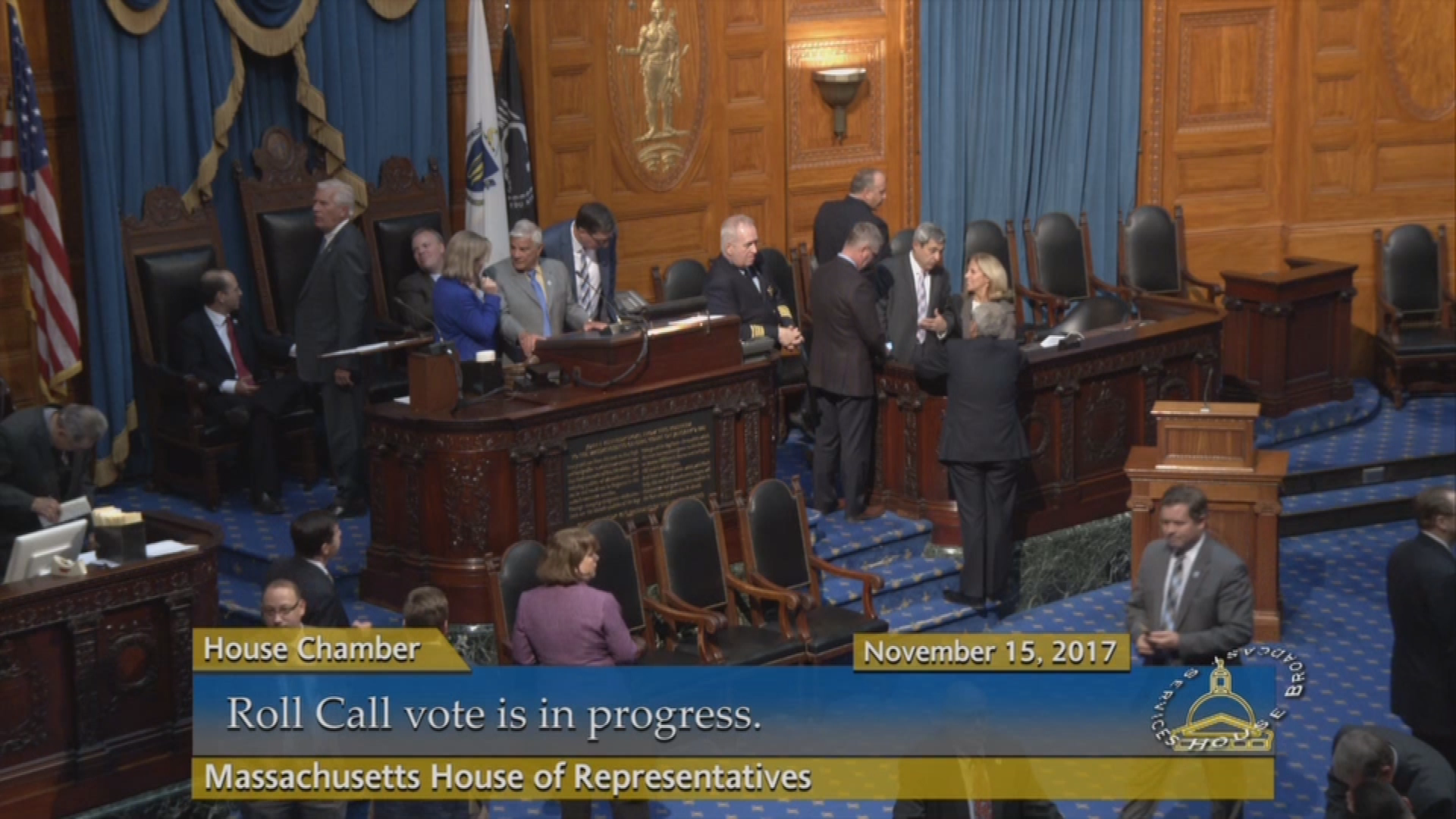 Thumbnail image for Commonwealth of Massachusetts State House, Massachusetts House of Representatives, Formal Session, November 15, 2017.