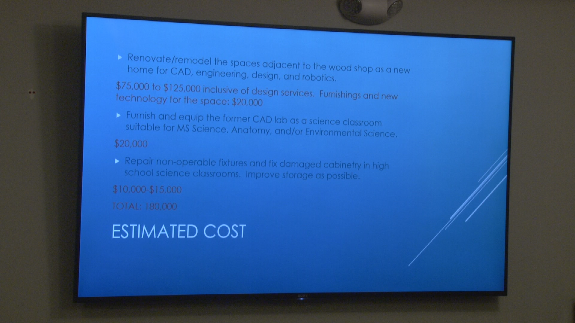 Thumbnail image for Lenox School Committee Meeting, January 8, 2018.  LIVE, from Lenox Town Hall.