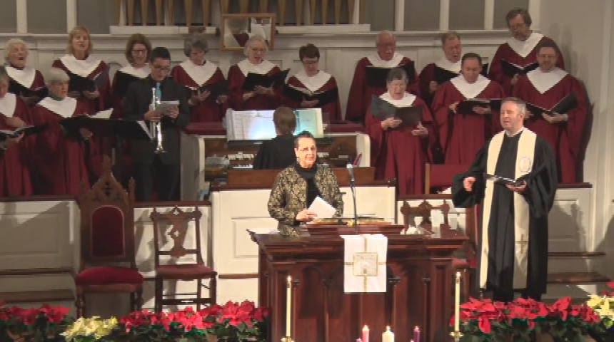 Thumbnail image for First Congregational Church of The United Church of Christ, Stockbridge, Candlelight Service, December 24, 2017.