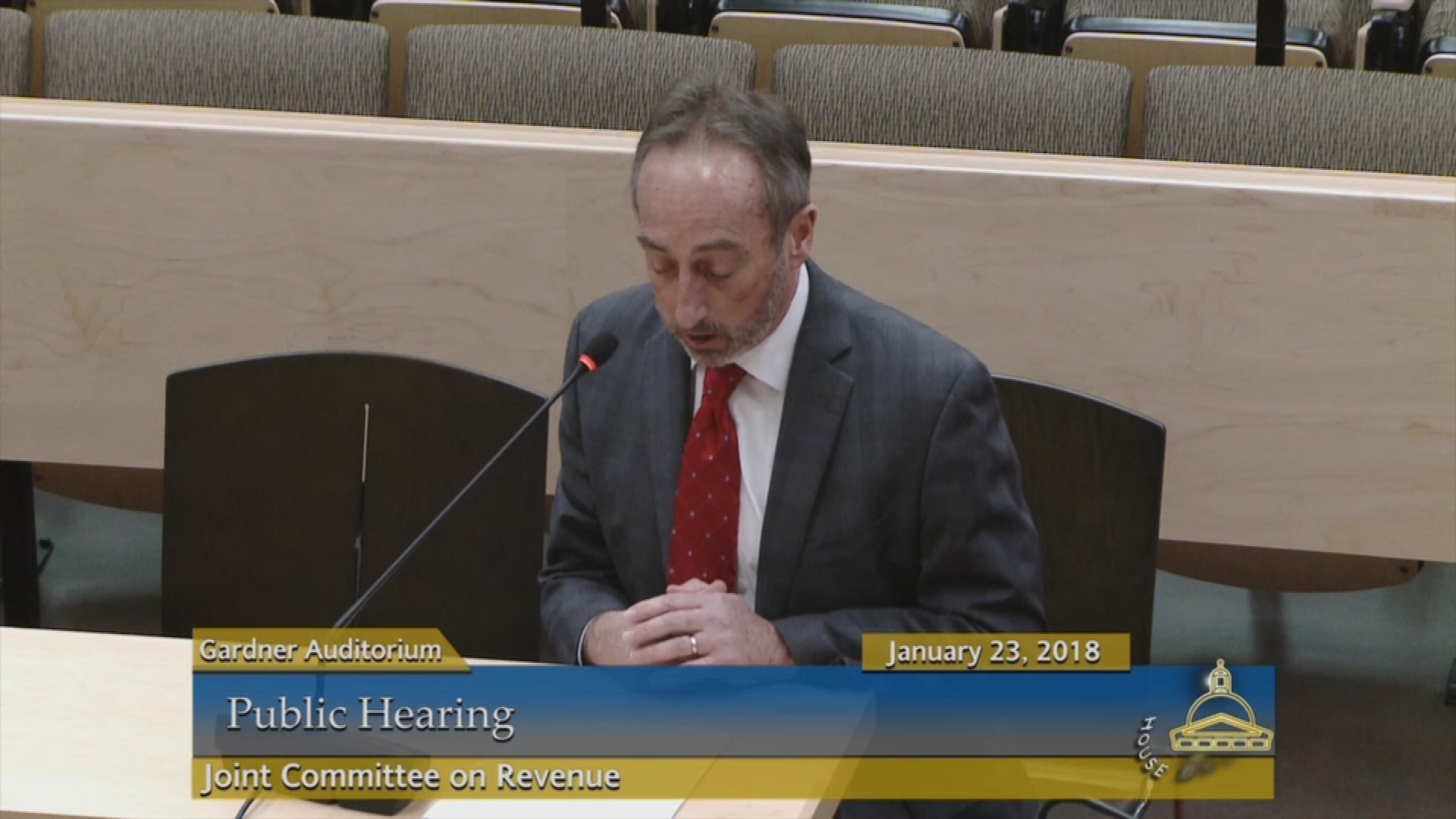 Thumbnail image for Commonwealth of Massachusetts State House.  Joint Committee on Revenue, Public Hearing, January 23, 2018, Part 2.