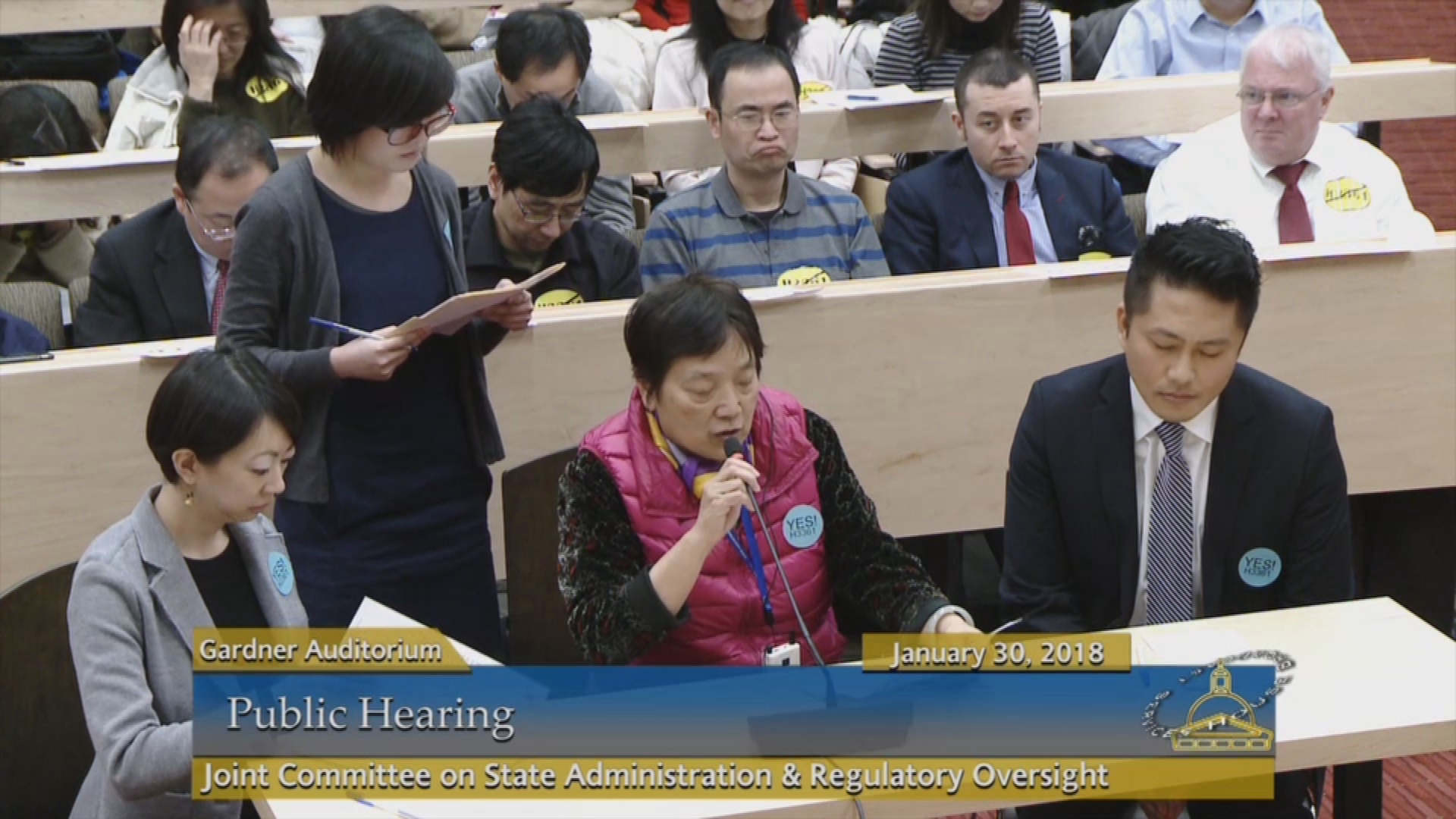 Thumbnail image for Commonwealth of Massachusetts State House.  Joint Committee on State Administration & Regulatory Oversight.  Public Hearing, January 30, 2018, Part 1 of 3.