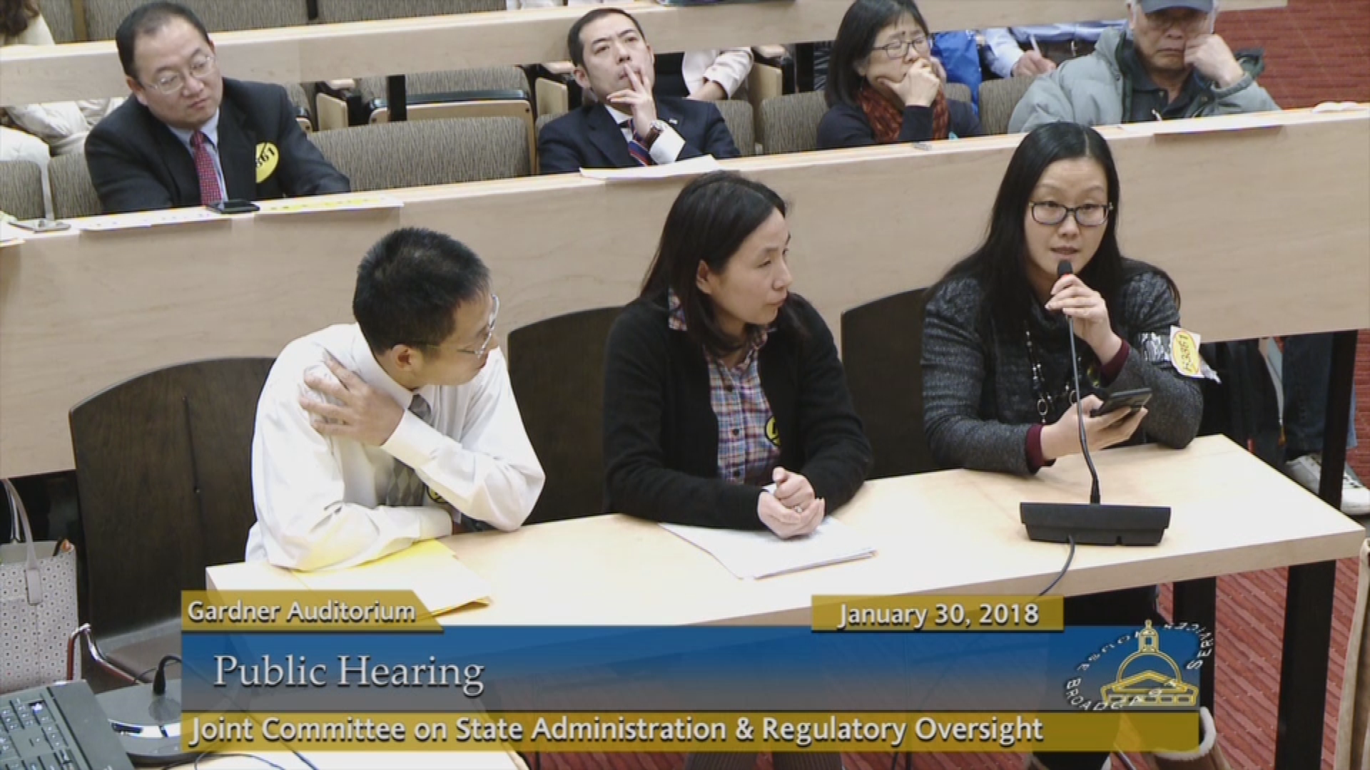 Thumbnail image for Commonwealth of Massachusetts State House.  Joint Committee on State Administration & Regulatory Oversight.  Public Hearing, January 30, 2018, Part 2 of 3.