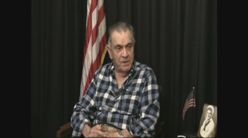 Thumbnail image for Veterans History Project.  "Jerome Goldman, U.S. Navy, Philippines, 1943 - 1946."