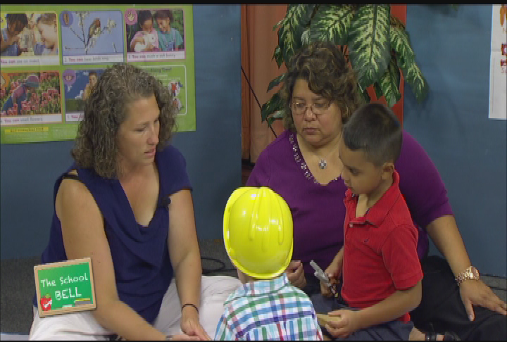 The School Bell.  Building Early Language & Literacy.  Episode 08.  "Houses."