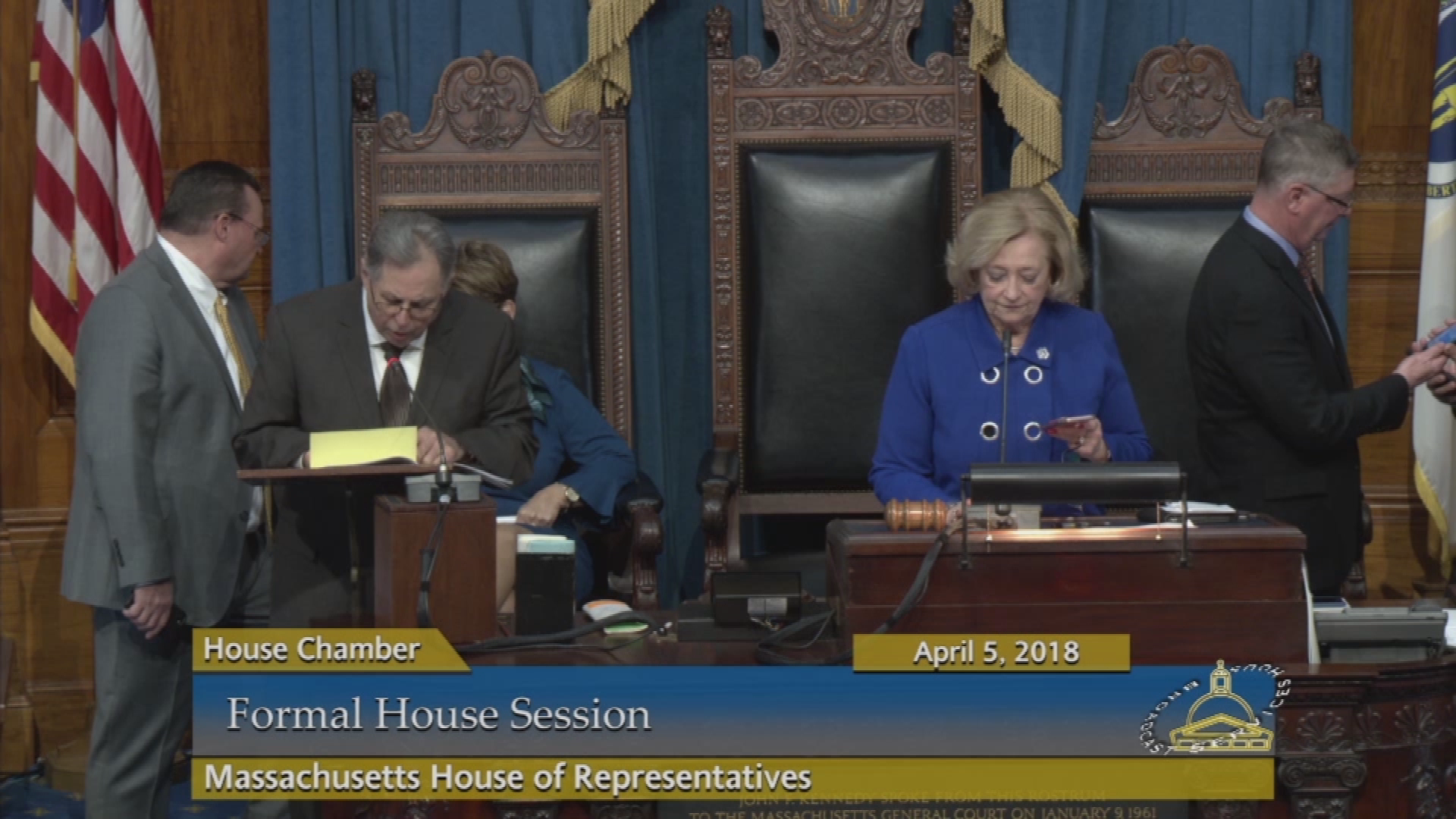 Thumbnail image for Commonwealth of Massachusetts State House, Massachusetts House of Representatives, Formal Session, April 5, 2018.