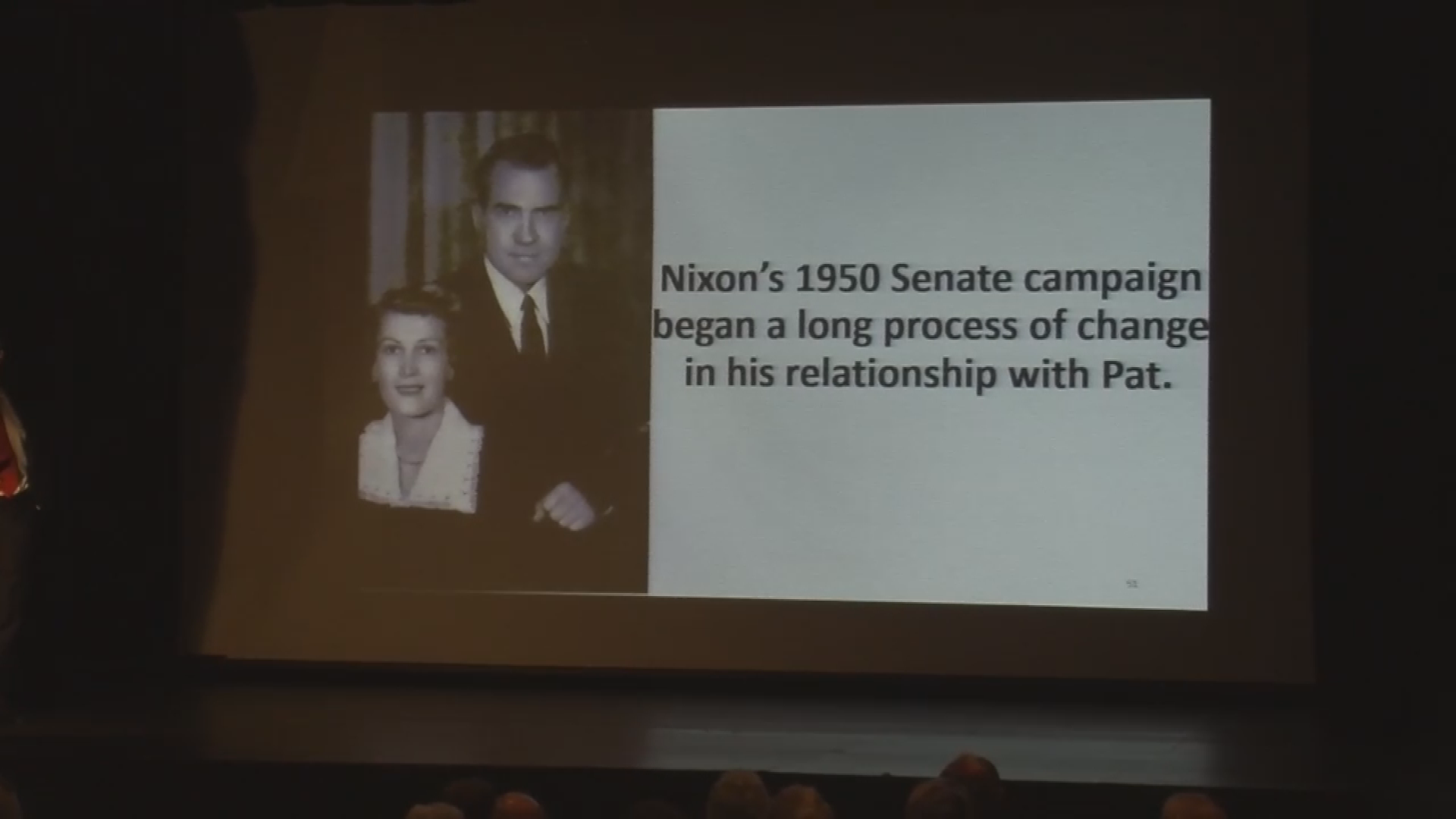 Thumbnail image for Osher Lifetime Learning Institute (OLLI):  "Nixon," 2 of 6, with Stacy Wallach, LL.B., September 26, 2017.