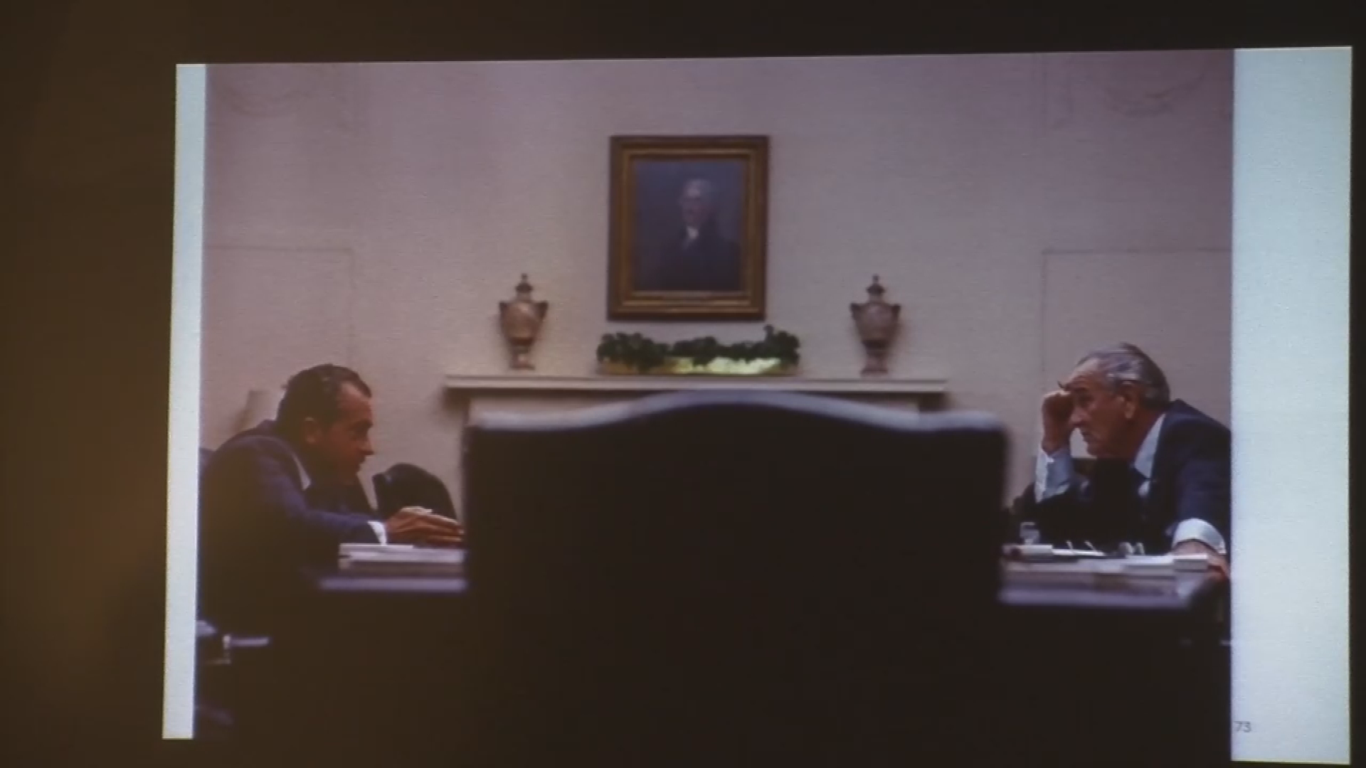 Osher Lifetime Learning Institute (OLLI):  "Nixon," 3 of 6, with Stacy Wallach, LL.B., October 3, 2017.