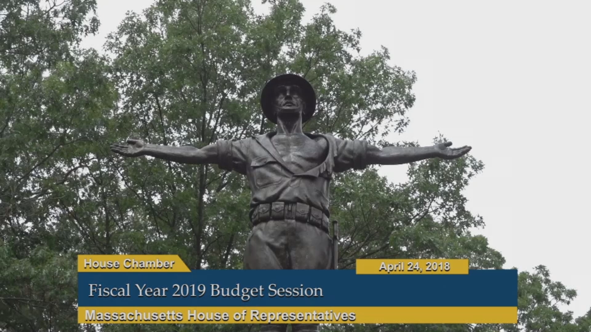Thumbnail image for Commonwealth of Massachusetts State House, House of Representatives.  Fiscal Year 2019 Budget Session, Day 2 (of 4), April 24, 2018.
