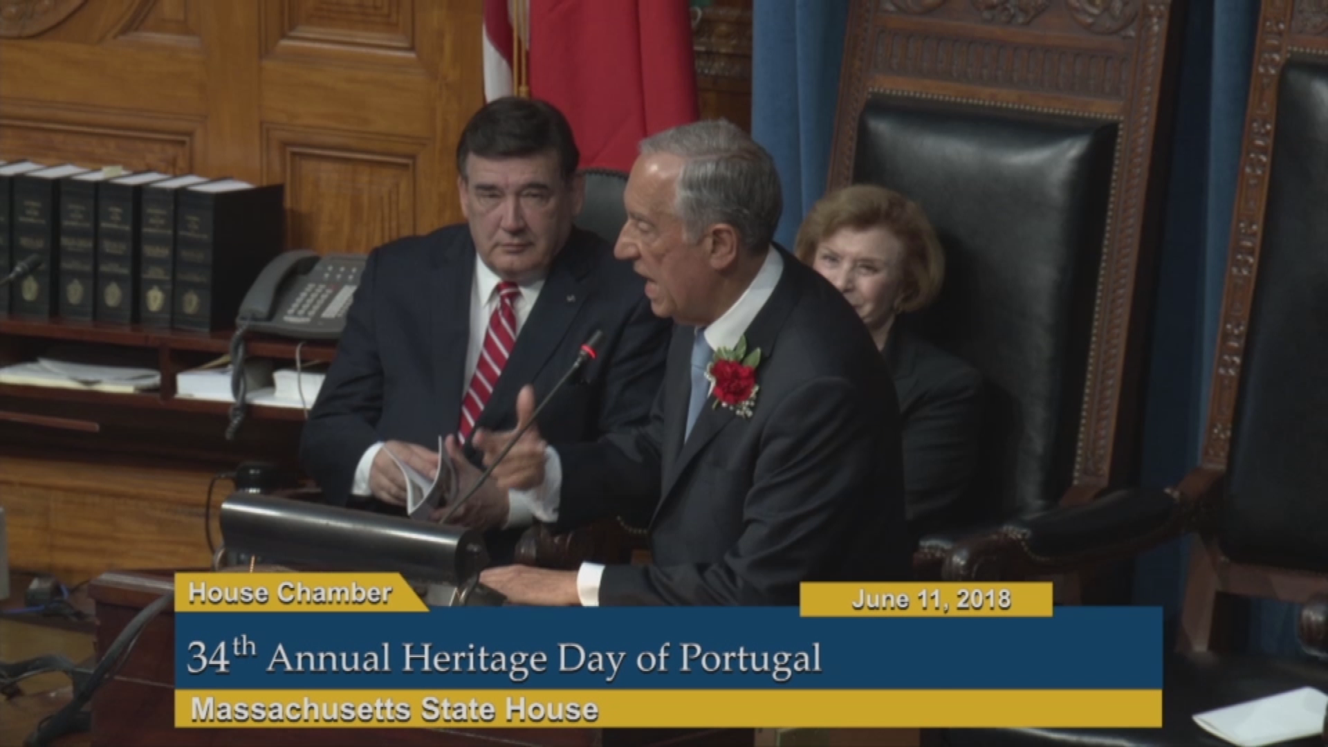 Thumbnail image for Commonwealth of Massachusetts State House, House Chamber, 34th Annual Heritage Day of Portugal, June 11, 2018.