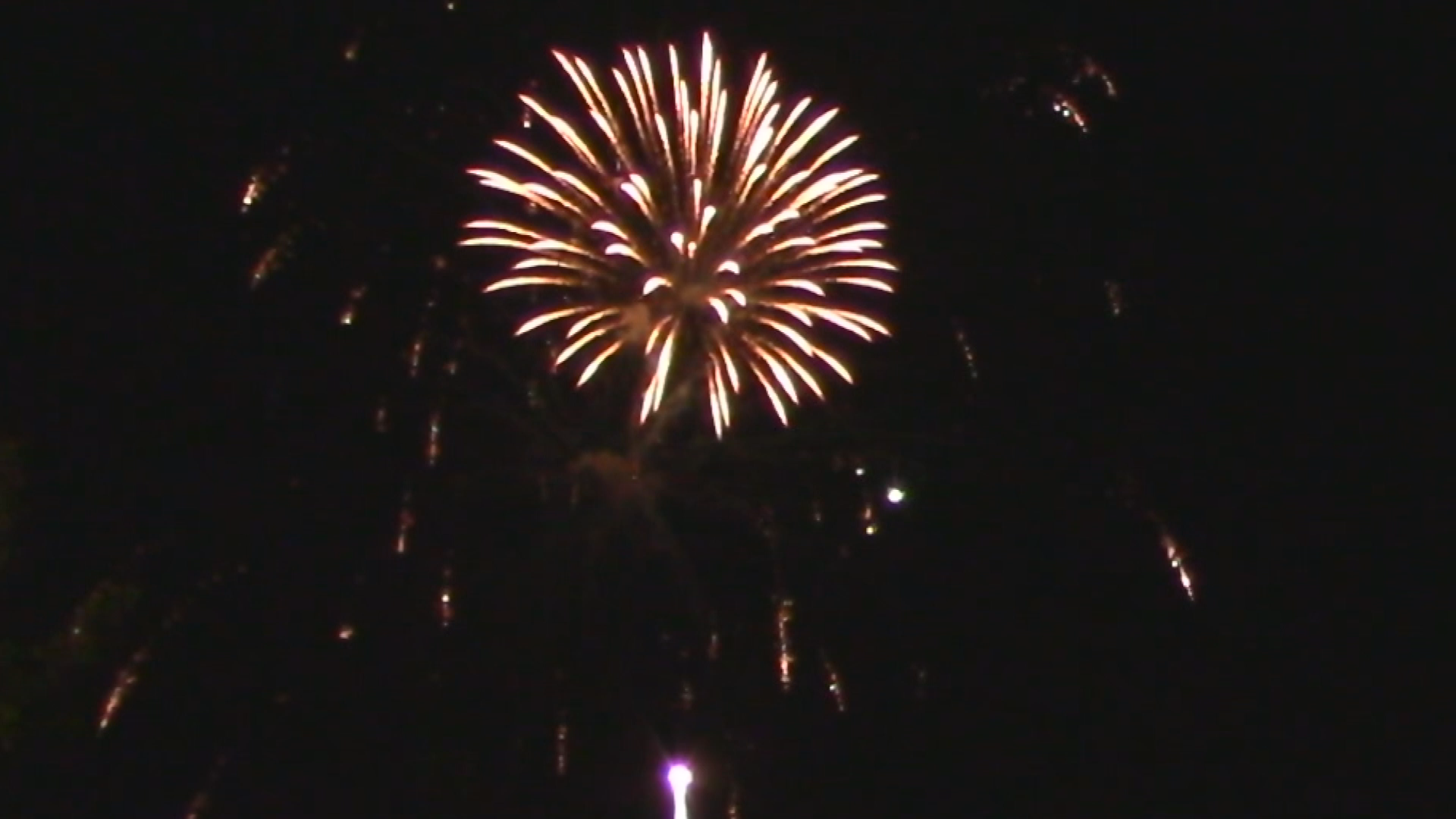 Thumbnail image for July 4th Fireworks, Six Flags New England, Agawam, Massachusetts, July 2, 2018.