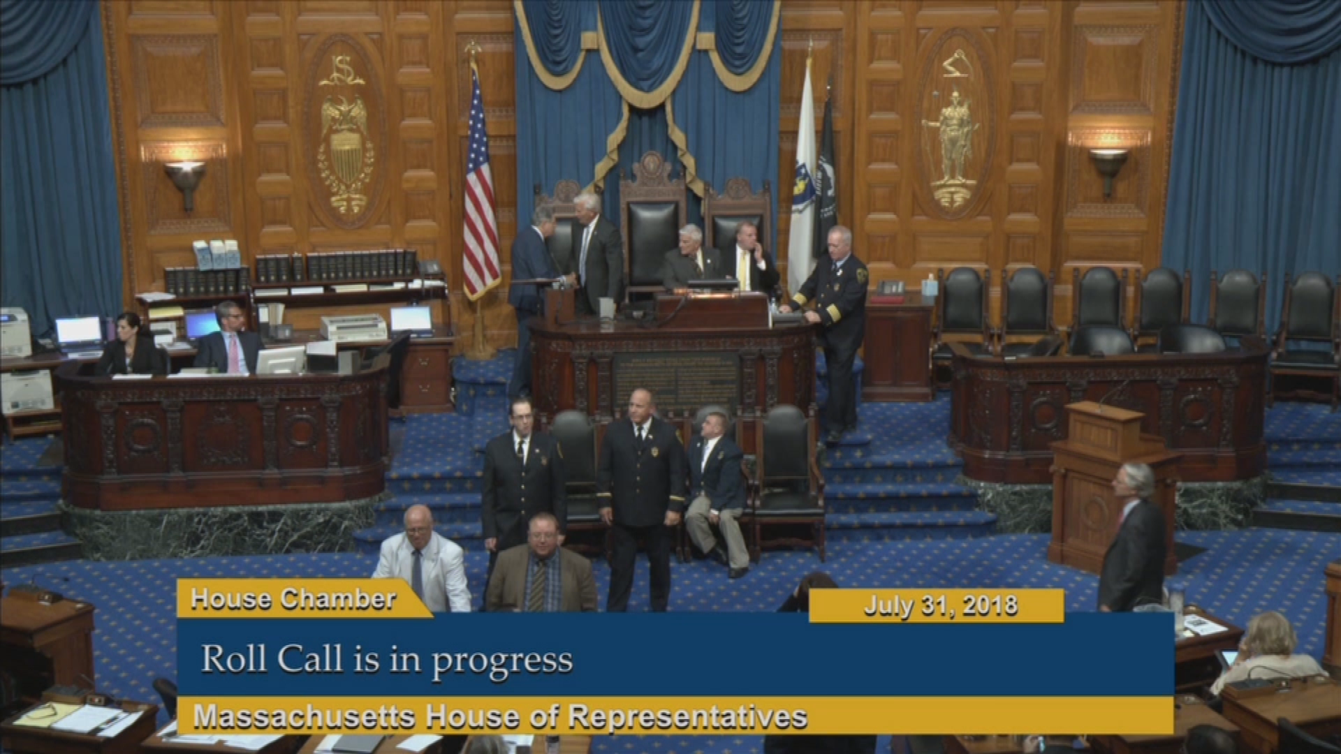 Commonwealth of Massachusetts State House, House of Representatives, Formal Session, July 31, 2018, Part 2.