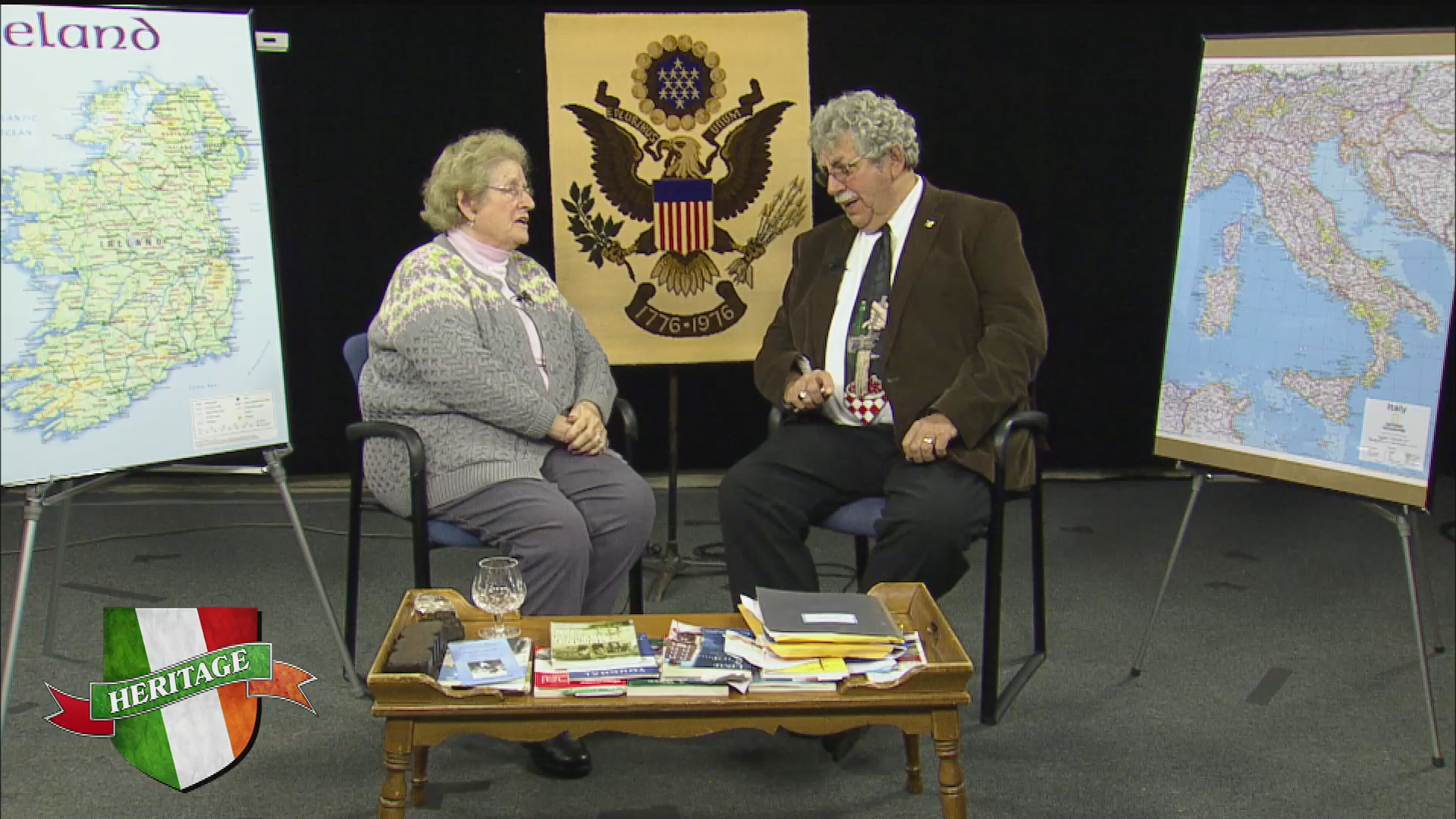 Thumbnail image for Your Italian & Irish Heritage.  "Anne Murphy, Guest, with Francis Curley, Host."