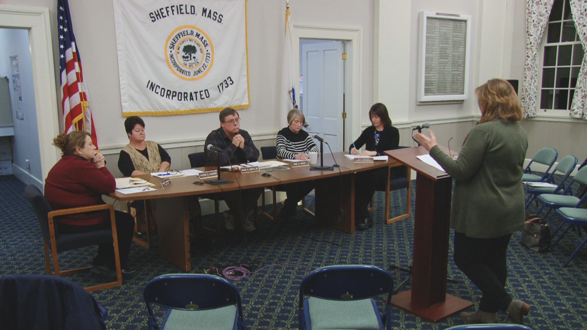 Thumbnail image for Town of Sheffield Selectboard Meeting and Public Hearing (National Grid and Verizon utility poles), January 22, 2019.  LIVE, from Sheffield Town Hall.
