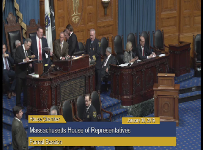 Thumbnail image for Commonwealth of Massachusetts State House, House of Representatives.  Formal Session, Part 1 of 2, January 30, 2019.