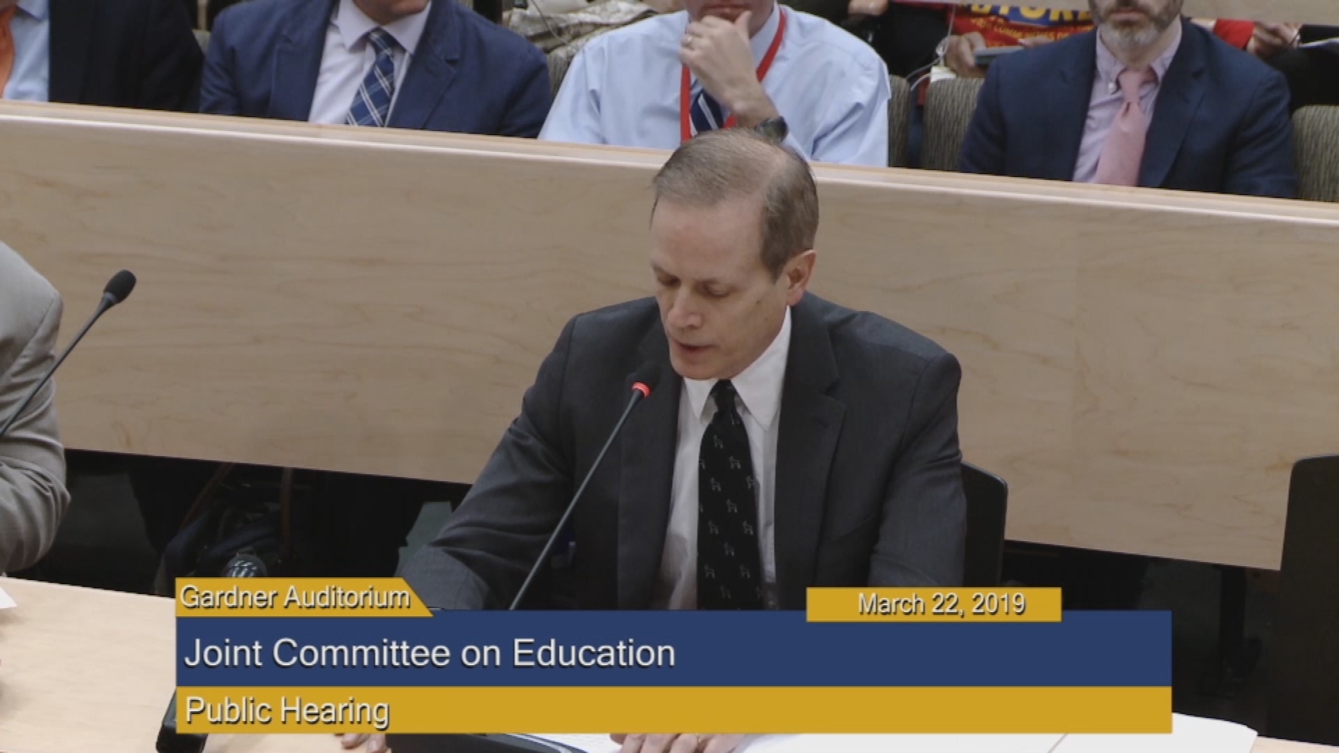 Thumbnail image for Commonwealth of Massachusetts State House.  Public Hearing, Joint Committee on Education, Part 1 of 3, March 22, 2019.