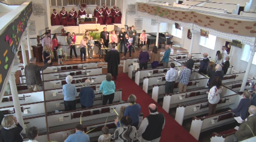 Thumbnail image for First Congregational Church of The United Church of Christ, Stockbridge, April 14, 2019.